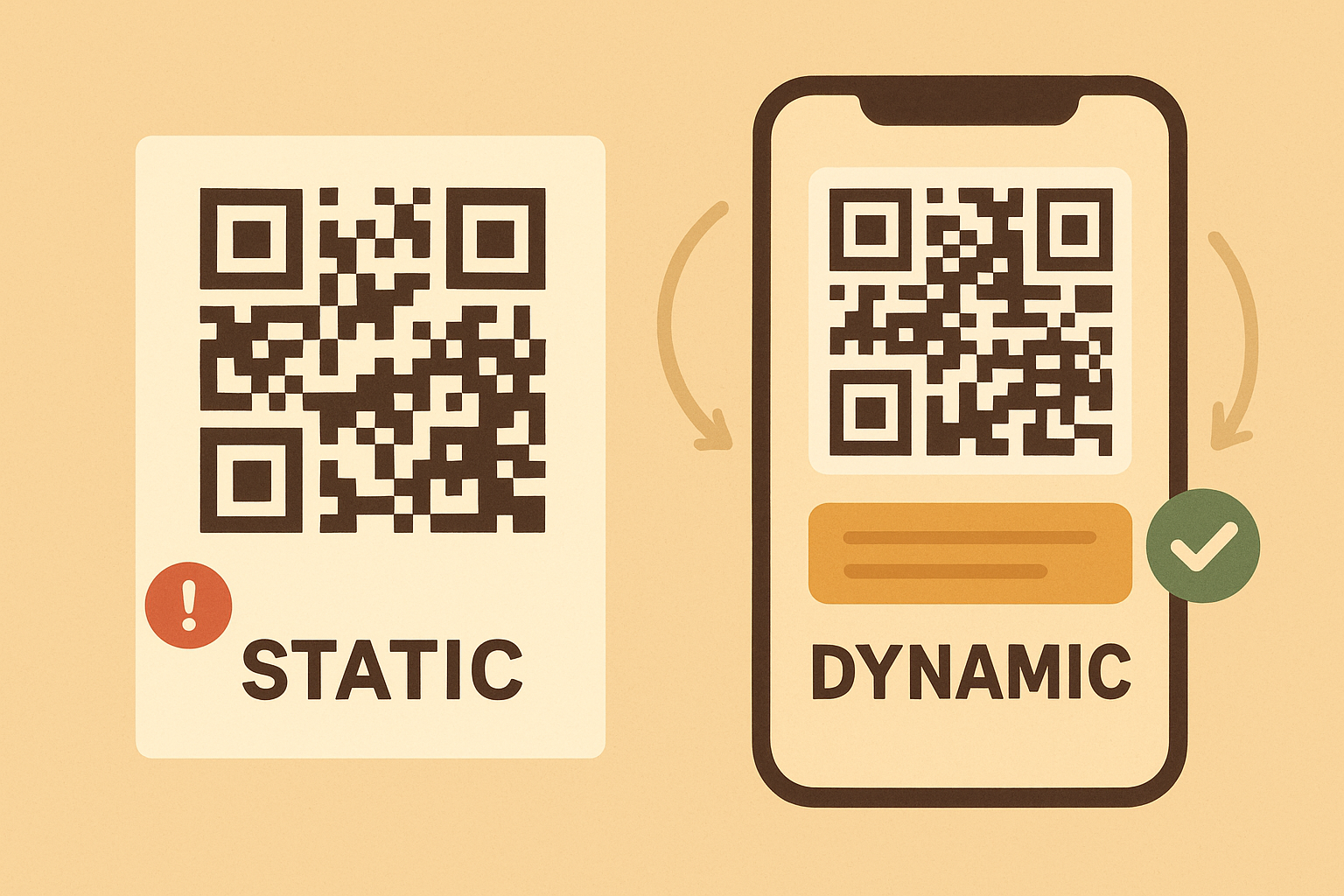 Dynamic QR Codes vs Static QR Codes For Small Business banner